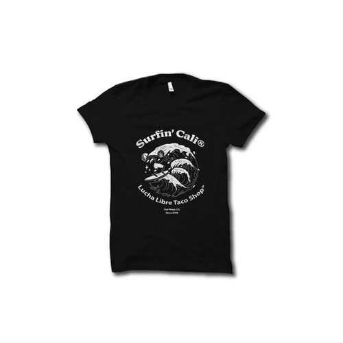 Restaurant t-shirt with the title 'Surfing'