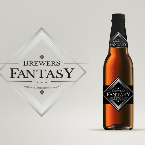 Beer brand with the title 'Logo / Lael Concept, craft beer'