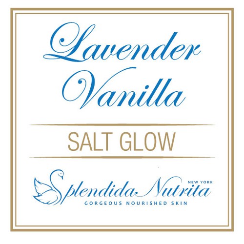 Feminine label with the title 'Simple, minimalist labels for skin care products'