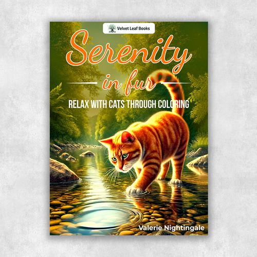 Attractive book cover with the title 'Serenity In Fure'
