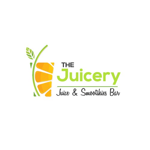 Juice bar design with the title 'Juicery Logo'