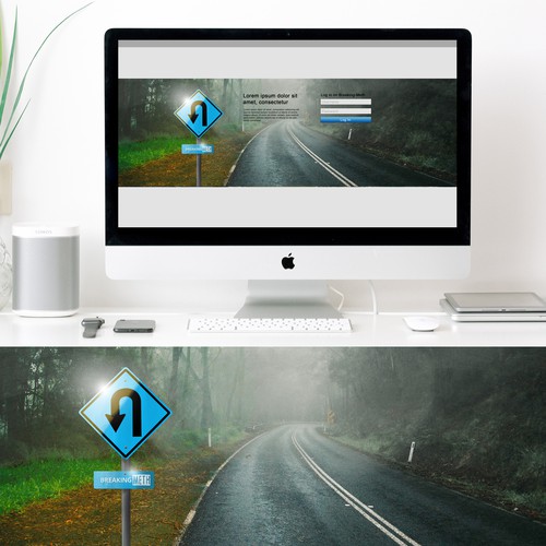 Header design with the title 'Header illustration for an online support platform #1'