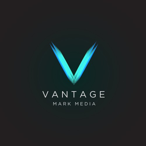 Cyan design with the title 'Create a modern logo for our conversion-focused digital marketing agency'