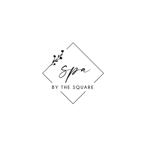 Esthetician logo with the title 'Spa logo design'