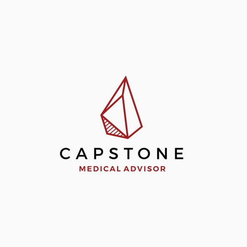 Stone logo with the title 'capstone logo'