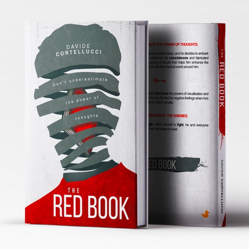 Emotional design with the title 'The Red Book'