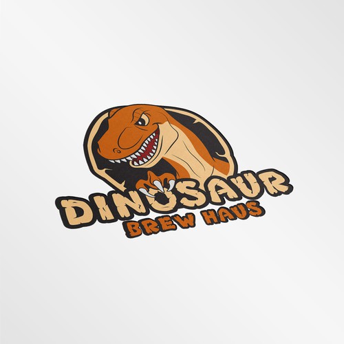 Restaurant artwork with the title 'Design an dinosaur logo for restaurant'
