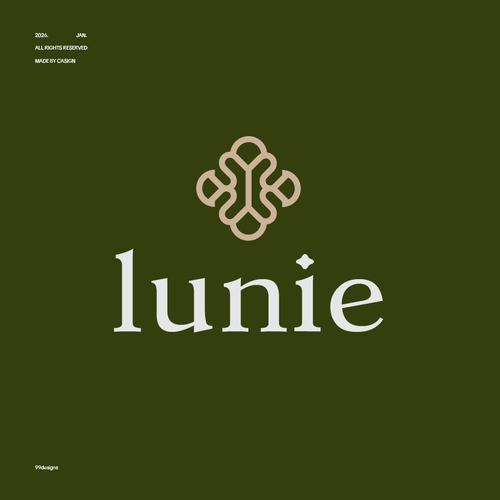Design with the title 'lunie'