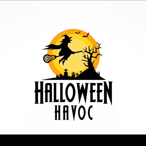 Halloween logo on sale