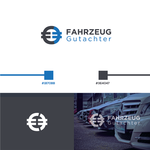 Steering wheel design with the title 'FAHRZEUG Gutachter'