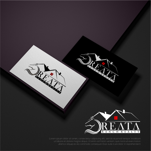 Real estate logo with the title 'REATA RANCH REALTY'