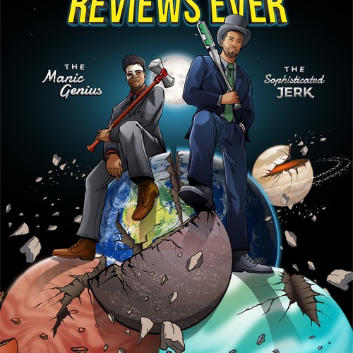 Comic book artwork with the title 'Vector illustration in comic style.'