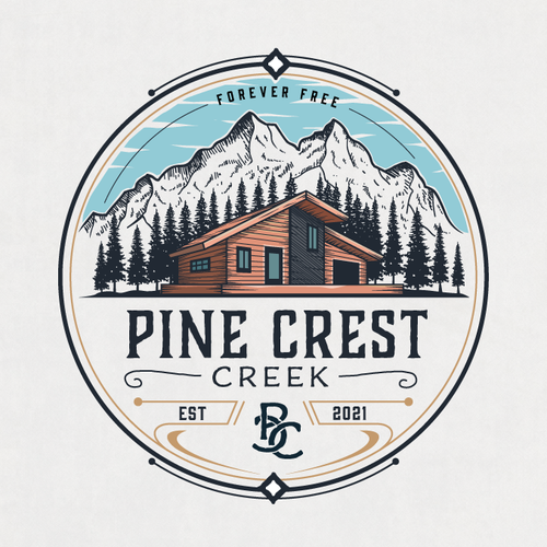 Sky logo with the title 'Pine Crest Creek'