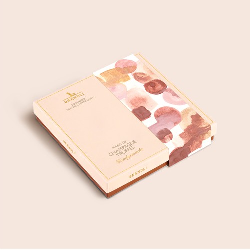 Sweets packaging with the title 'Truffles packaging '