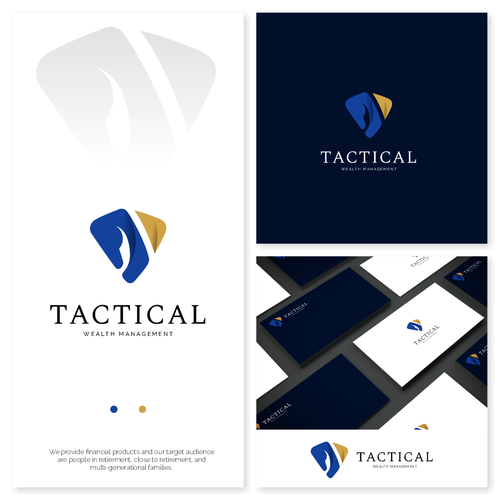 Management brand with the title 'Logo concept for Tactical'