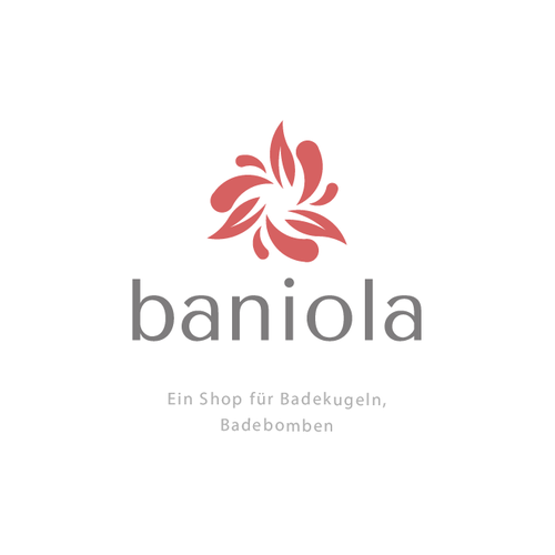 Beautiful logo with the title 'baniola'