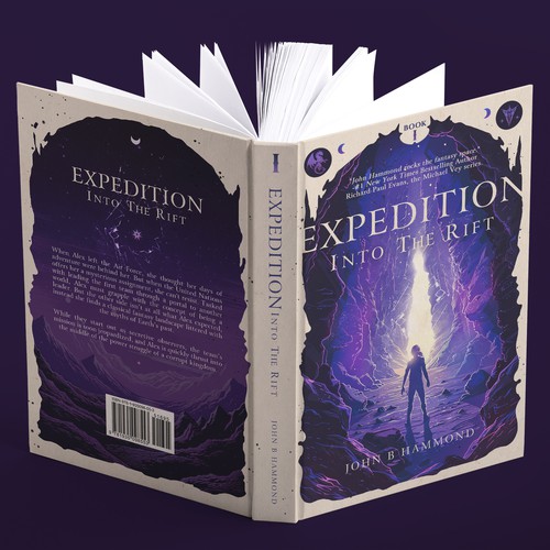 Young adult book cover with the title 'Expedition Into the Rift'