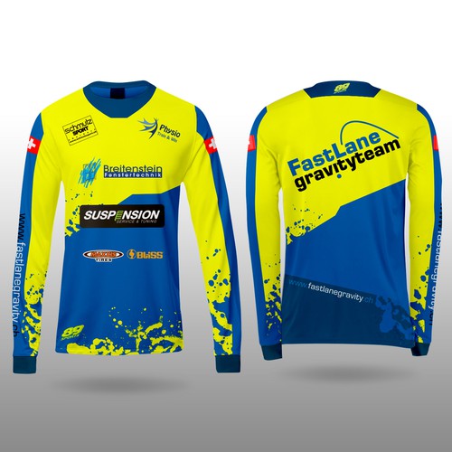 Cycling design with the title 'MTB Jersey'