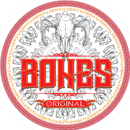 Gothic design with the title 'Bones'