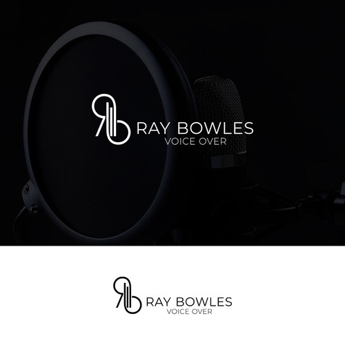 Voice logo with the title 'logo concep for voice actor'