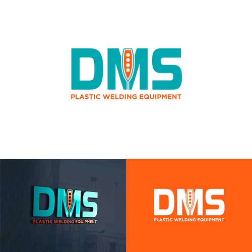 Welding design with the title 'Logo design concept for DM Solutions, Inc.'