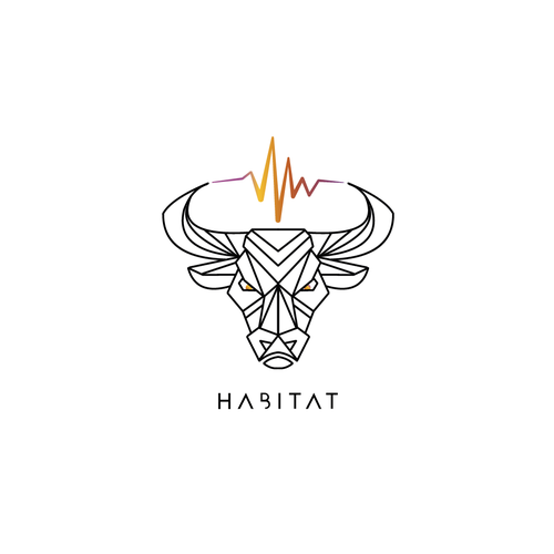 Bar logo with the title 'Logo for a bar'