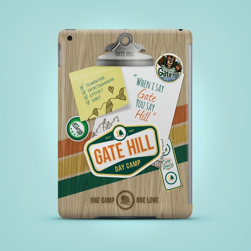 Case design with the title 'Playful iPad Case Design'