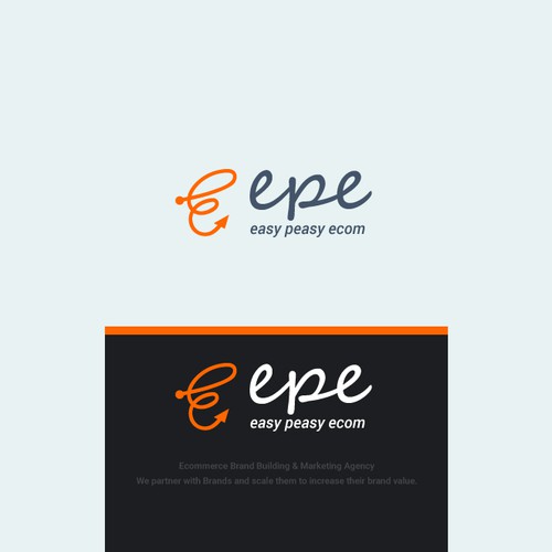 Easy design with the title 'Creative Logo for Ecommerce Brand'