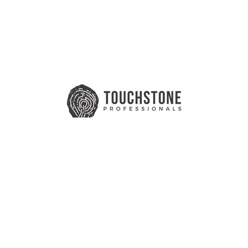 Fingerprint logo with the title 'Touchstone Professionals'