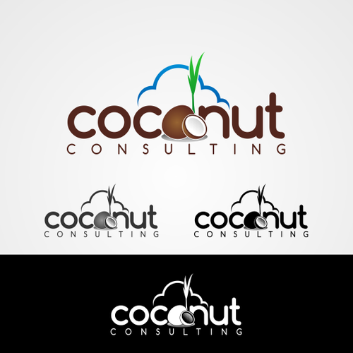 Coco logo with the title 'Create a logo for Coconut Consulting - deliver services in cloud software'
