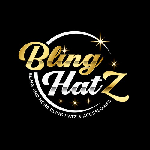 Accessories logo with the title 'BlingHatz'