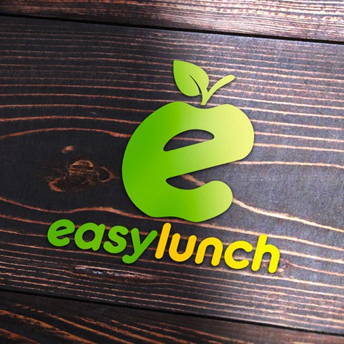 Delivery logo with the title 'lunch box'