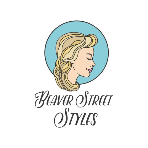 Hair salon brand with the title 'Logo concept for High end classic salon'