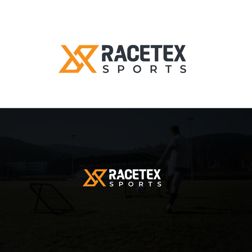 Sports apparel logo with the title 'Racetex'