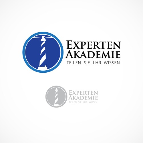 Knowledge logo with the title 'Logo proposal for Experten Akademie'