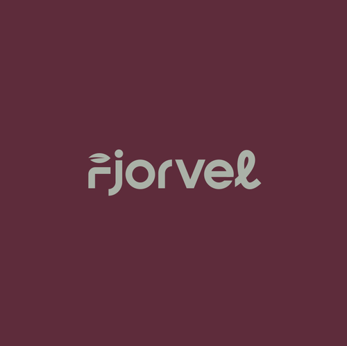 F logo with the title 'Letter F leaf logo'