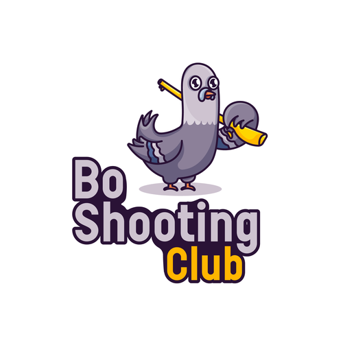 Pigeon logo with the title 'Pigeon Logo'