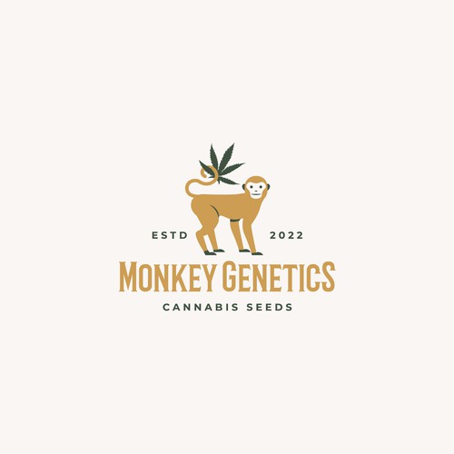 EPS design with the title 'Logo for a cannabis seeds company'
