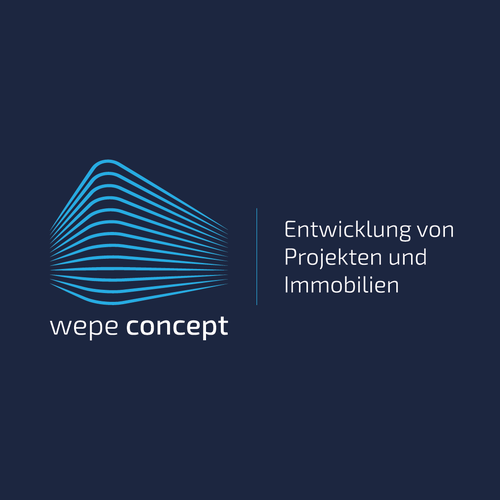 Building brand with the title 'logo and brand identity for wepe concept'