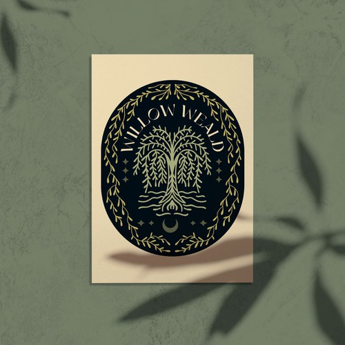 Hippie logo with the title 'Logo for a plant product brand '