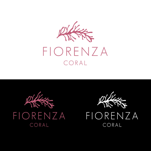 Coral logo with the title 'Fiorenza Coral Jewelry'