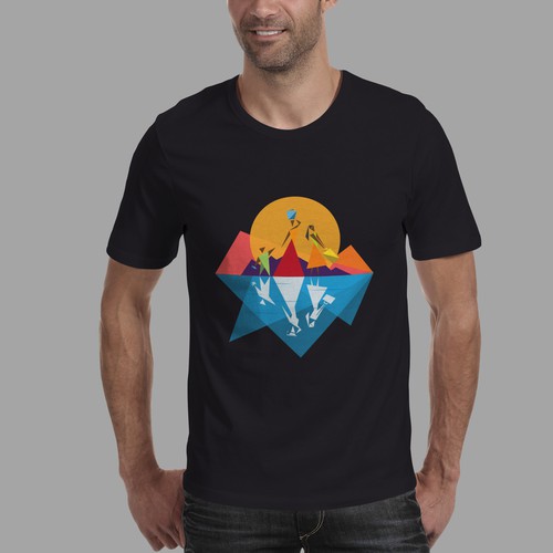 Africa t-shirt with the title 'T-Shirt Design - Inspiring clean water'