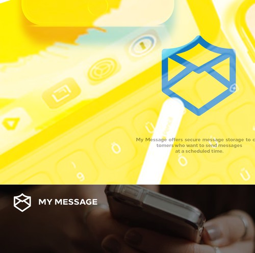 Email logo with the title 'Shield and message'