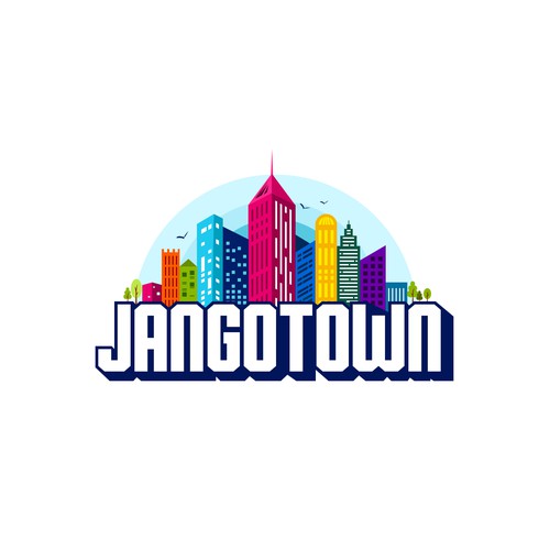 Skyline design with the title 'JangoTown'