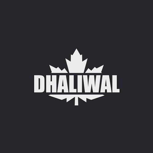 Canadian logo with the title 'Dhaliwal Logo'