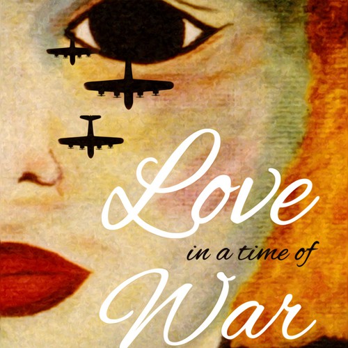 War book cover with the title 'Book Cover for Best-Selling WWII Romance'