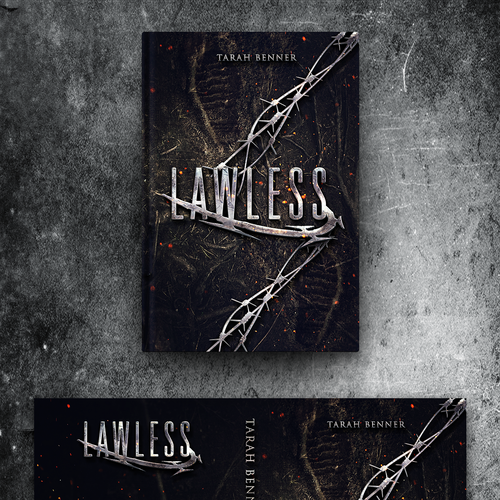 Dark book cover with the title 'Dystopian Book Cover'