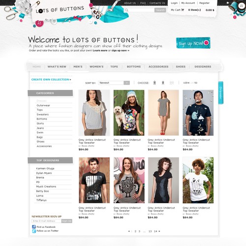 Clothes And Clothing websites - 59+ Best Clothing Web Design Ideas