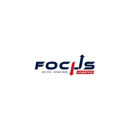 Focus logo with the title 'Transport & Logsitik Firmenlogo'
