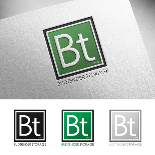 Storage logo with the title 'Logo for a Cannabis Storage Company'